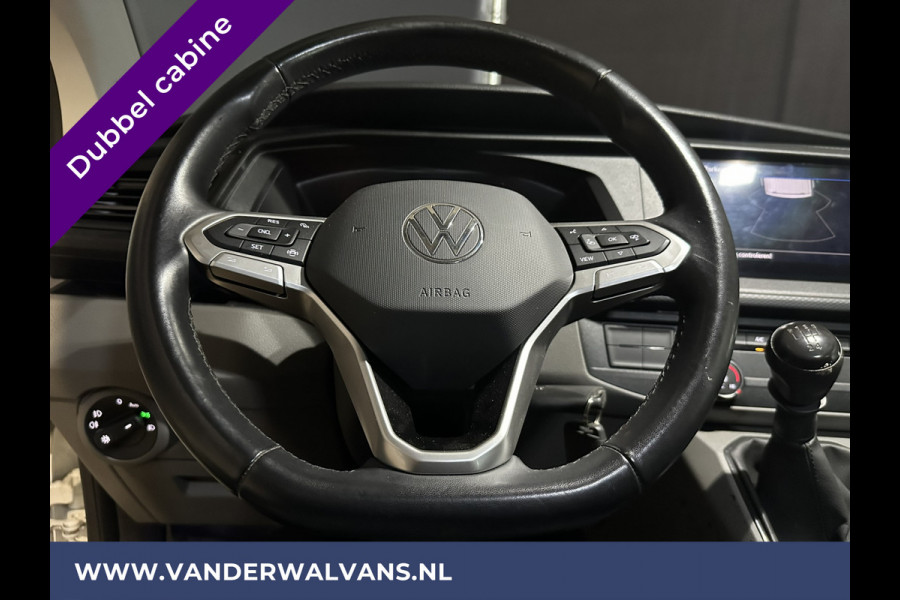 Volkswagen Transporter 2.0 TDI L2H1 Dubbele Cabine Euro6 Airco | 5-Zits | Navigatie | Trekhaak | Apple Carplay Android Auto, Cruisecontrol, Parkeersensoren