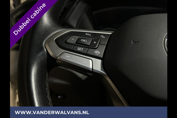 Volkswagen Transporter 2.0 TDI L2H1 Dubbele Cabine Euro6 Airco | 5-Zits | Navigatie | Trekhaak | Apple Carplay Android Auto, Cruisecontrol, Parkeersensoren