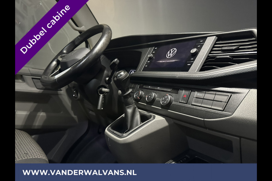 Volkswagen Transporter 2.0 TDI L2H1 Dubbele Cabine Euro6 Airco | 5-Zits | Navigatie | Trekhaak | Apple Carplay Android Auto, Cruisecontrol, Parkeersensoren