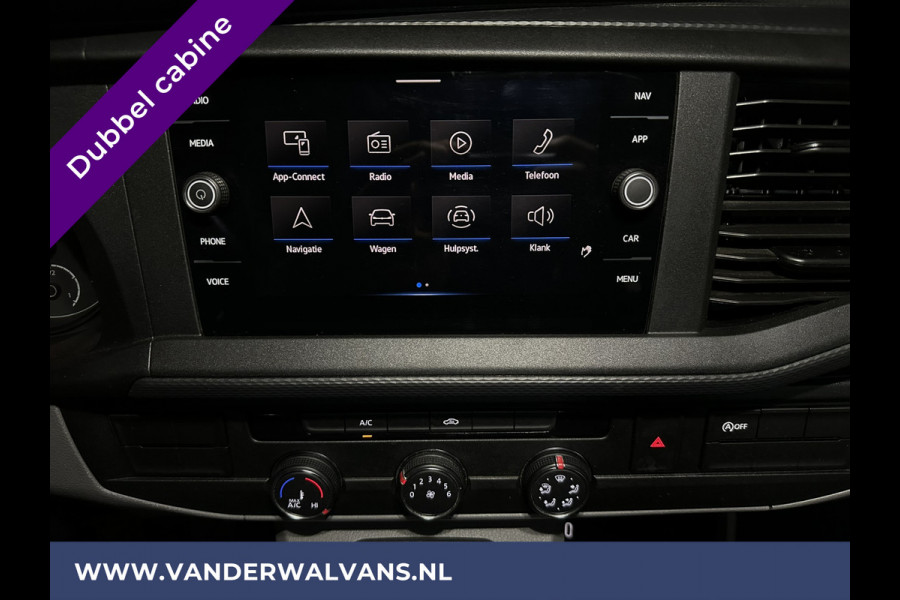 Volkswagen Transporter 2.0 TDI L2H1 Dubbele Cabine Euro6 Airco | 5-Zits | Navigatie | Trekhaak | Apple Carplay Android Auto, Cruisecontrol, Parkeersensoren