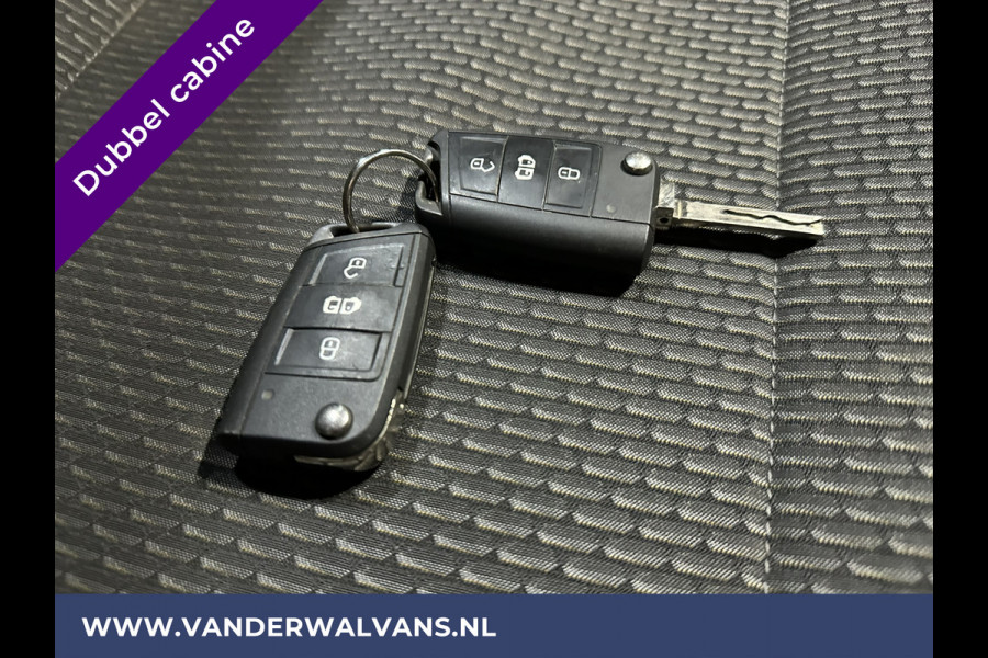 Volkswagen Transporter 2.0 TDI L2H1 Dubbele Cabine Euro6 Airco | 5-Zits | Navigatie | Trekhaak | Apple Carplay Android Auto, Cruisecontrol, Parkeersensoren