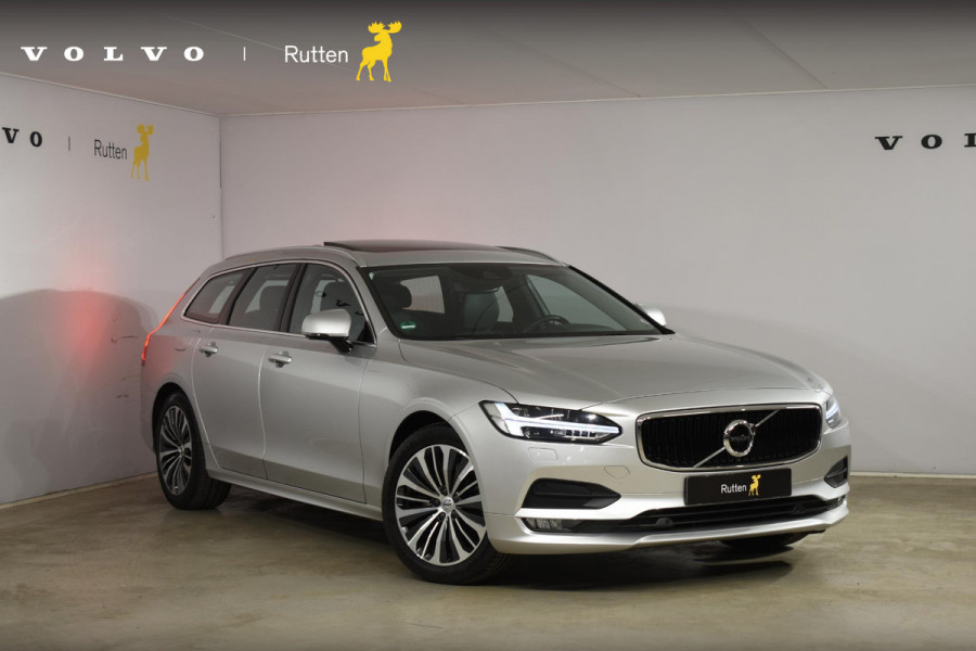 Volvo V90 T4 Business Luxury+ / Adaptive Cruise control / Elektrisch Panoramadak / Trekhaak / Stoelverwarming voor+achter / Verwarmde achterbank / Achteruitrijcamera / Elek. stoelen / Geheugen bestuurdersstoel