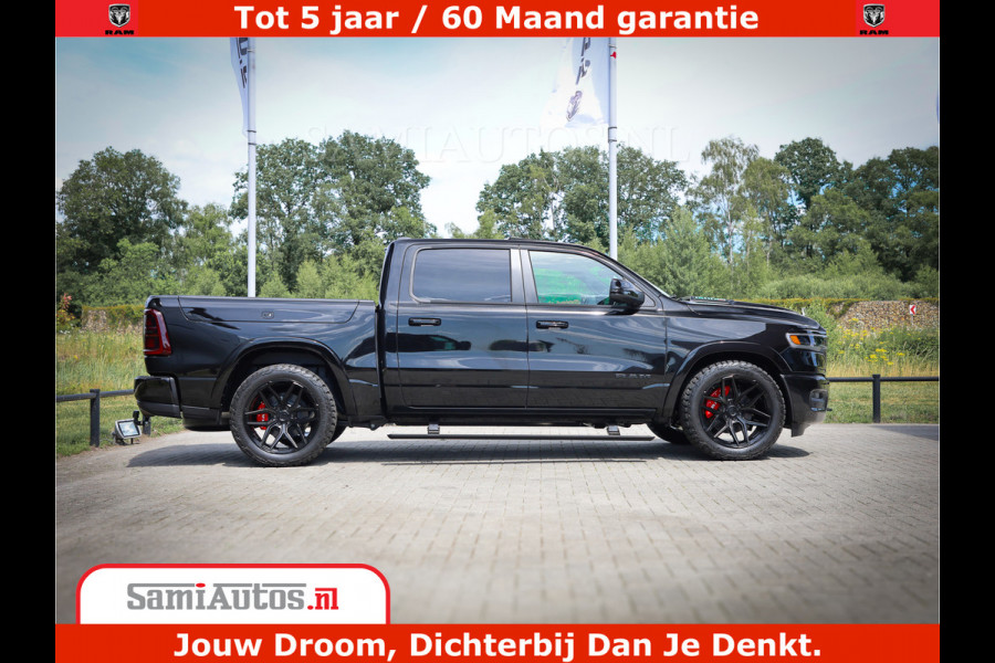 Dodge Ram 1500 Limited H.O 540HP 706Nm | Massage + Full Option | De Meest Luxe en Volle Pick-Up in zijn Klasse | Comfortabele Dubbele Cabine met Royale 5 Zitplaatsen | BPM vrij | Nu Leverbaar uit Voorraad | Voorraad Nr 2332 - 5179