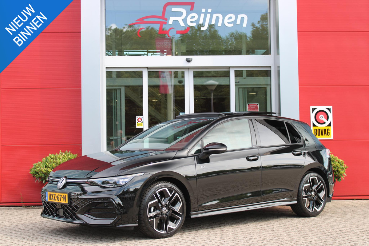 Volkswagen Golf 1.5 eTSI 150PK AUTOMAAT R-LINE EDITION 8.5! | NIEUW MODEL! | PANORAMISCH SCHUIF/KANTEL DAK | LICHTMETALEN VELGEN 18" "YORK" | 360˚ CAMERA | 3-ZONE AIRCONDITIONING INCL. AIRCARE | RIJASSISTENT PAKKET O.A. ADAPTIVE CRUISE CONTROL, LANE ASSIST, DODEHOEK DETECTIE | NAVIGATIE | HEAD UP DISPLAY | STOEL/STUUR VERWARMING | DESIGN PAKKET BLACK STYLE MET LED MATRIX KOPLAMPEN | Volkswagen Golf 1.5 eTSI 150PK AUTOMAAT R-LINE EDITION 8.5! | NIEUW MODEL! | PANORAMISCH SCHUIF/KANTEL DAK | LICHTMETALEN VELGEN 18" "YORK" | 360˚ CAMERA | 3-ZONE AIRCONDITIONING INCL. AIRCARE | RIJASSISTENT PAKKET O.A. ADAPTIVE CRUISE CONTROL, LANE ASSIST, DODEHOEK DETECTIE | NAVIGATIE | HEAD UP DISPLAY | STOEL/STUUR VERWARMING | DESIGN PAKKET BLACK STYLE MET LED MATRIX KOPLAMPEN |