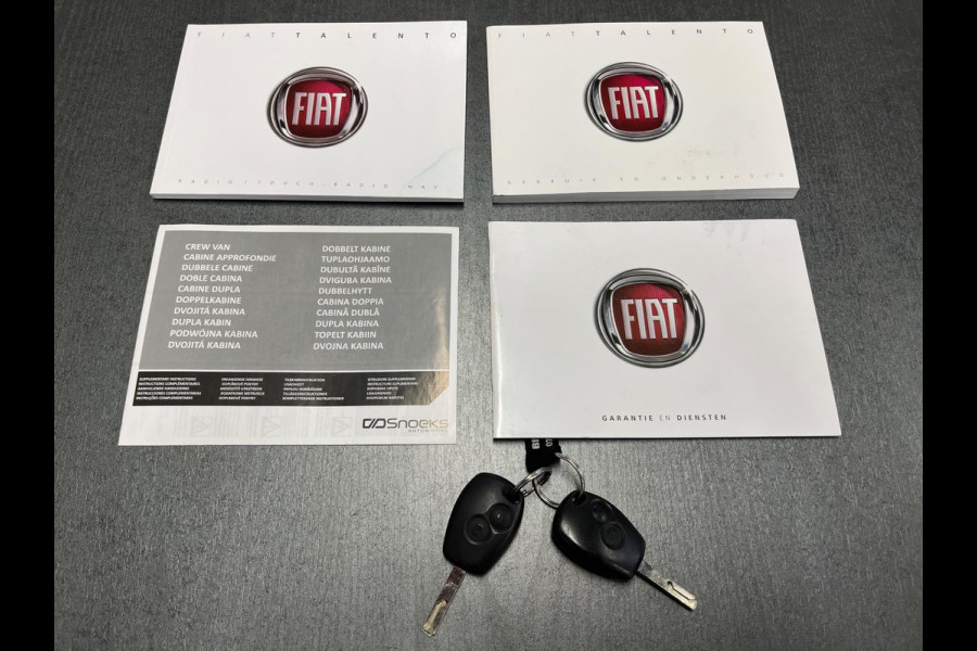 Fiat Talento Dubbel Cabine 2.0 MultiJet 145pk euro6 L2H1 Business Pro 5 Persoons, Nederlandse bus! 59.677 KM! RIJKLAARPRIJS!