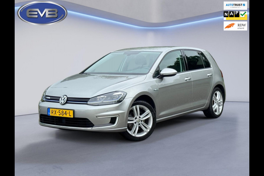 Volkswagen e-Golf E-Golf, warmtepomp, achteruitrijcamera, adaptief cruise control, NL auto met nationale auto pas