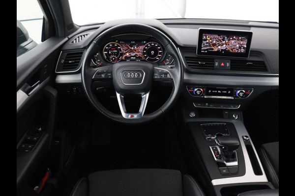 Audi Q5 50 TFSIe quattro S edition | B&O 3D Sound | Stoelverwarming | Carplay | Virtual Cockpit | Sportstoelen | Navigatie Plus | Full LED | Half leder | Parkeerhulp | Keyless | 20'' lichtmetalen velgen | S Line