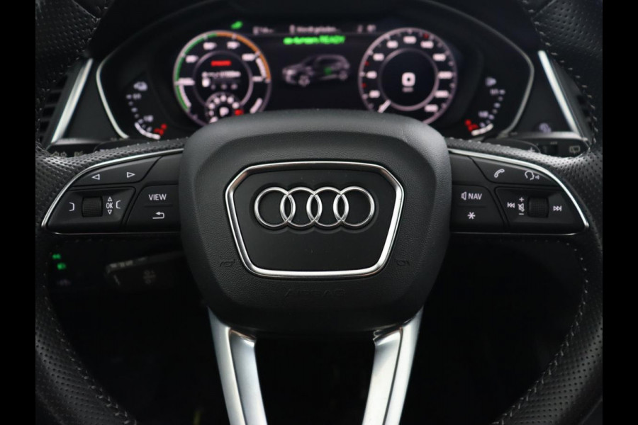 Audi Q5 50 TFSIe quattro S edition | B&O 3D Sound | Stoelverwarming | Carplay | Virtual Cockpit | Sportstoelen | Navigatie Plus | Full LED | Half leder | Parkeerhulp | Keyless | 20'' lichtmetalen velgen | S Line