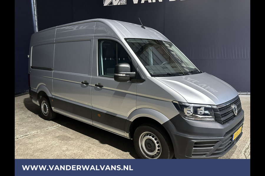 Volkswagen Crafter 2.0 TDI 140pk L3H3 L2H2 Euro6 Airco | 3000kg Trekhaak | Navigatie | Apple Carplay Android auto, Bijrijdersbank, zilver