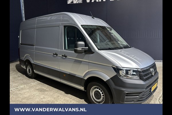 Volkswagen Crafter 2.0 TDI 140pk L3H3 L2H2 Euro6 Airco | 3000kg Trekhaak | Navigatie | Apple Carplay Android auto, Bijrijdersbank, zilver