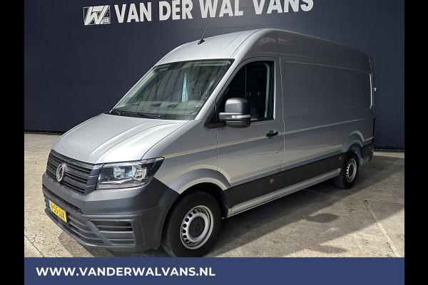 Volkswagen Crafter 2.0 TDI 140pk L3H3 L2H2 Euro6 Airco | 3000kg Trekhaak | Navigatie | Apple Carplay Android auto, Bijrijdersbank, zilver