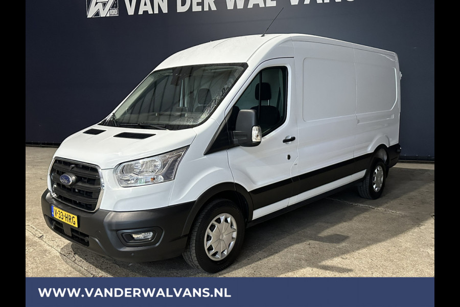 Ford Transit 2.0 TDCI 131pk L3H2 Euro6 Airco | Camera | Navigatie | Apple Carplay | LED | Cruisecontrol Parkeersensoren, Stoelverwarming, Verwarmde voorruit, Bijrijdersbank, 2500kg trekvermogen