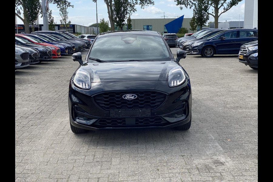 Ford Puma 1.0 EcoBoost Hybrid ST-Line X 155pk Automaat | Panoramadak | Afneembare trekhaak | Winter Pack | Adaptive cruise control | 360 graden camera | Bang&Olufsen | Elektrsiche achterklep | Matrix LED