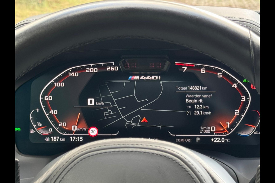 BMW 4 Serie Coupé M440i xDrive 374 pk High Executive, schuifdak, 1e eigenaar, NL auto met nationale auto pas