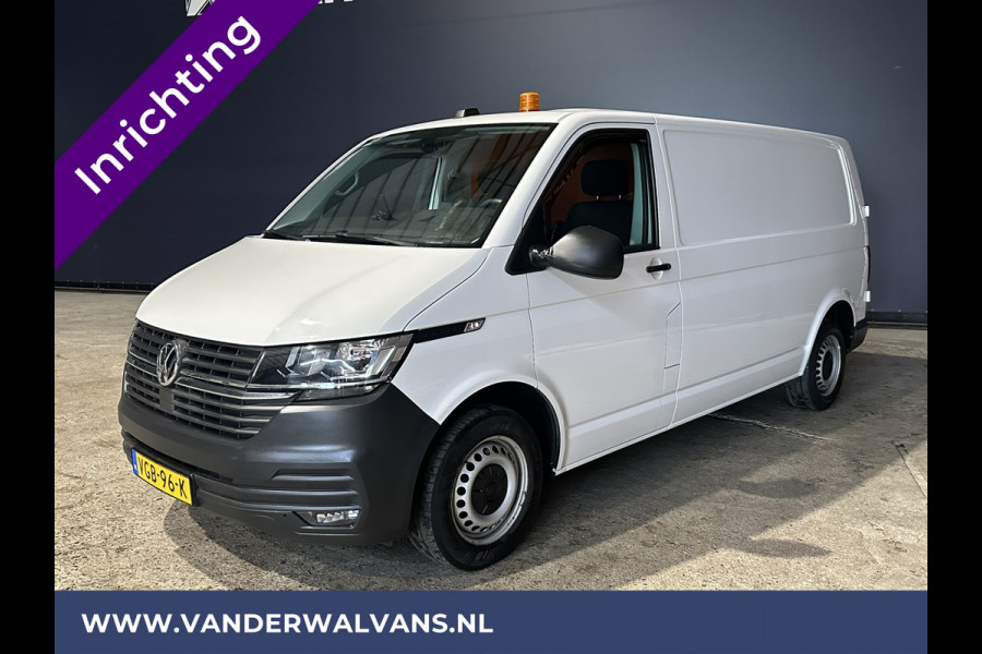 Volkswagen Transporter 2.0 TDI 150pk L2H1 Inrichting Euro6 Airco | Camera | Apple Carplay | Android Auto | 2500kg Trekhaak Cruisecontrol, Parkeersensoren