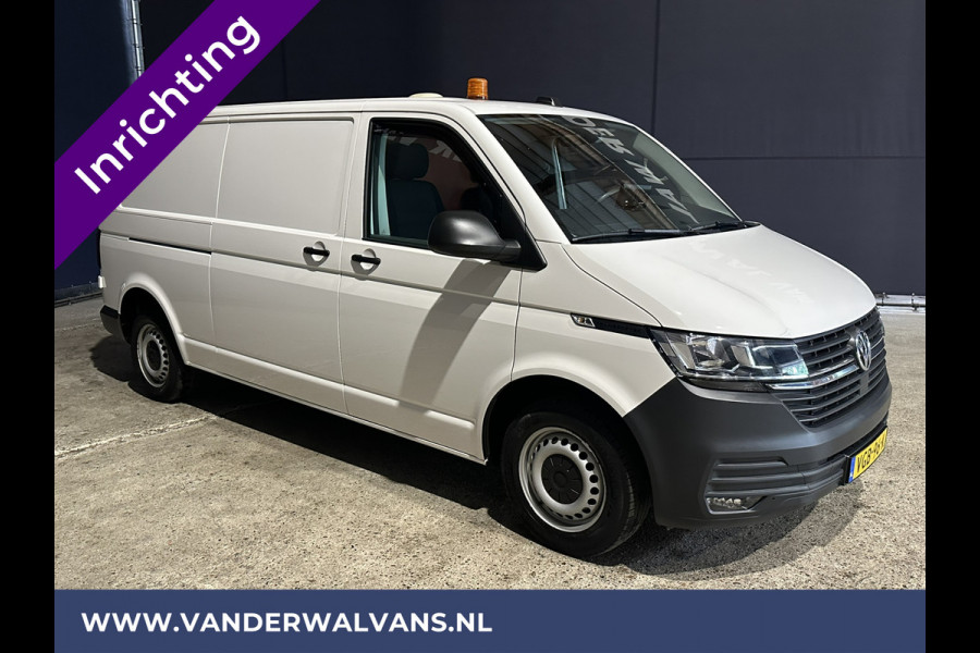 Volkswagen Transporter 2.0 TDI 150pk L2H1 Inrichting Euro6 Airco | Camera | Apple Carplay | Android Auto | 2500kg Trekhaak Cruisecontrol, Parkeersensoren