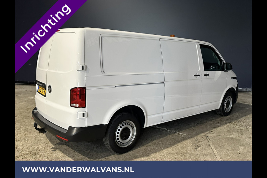 Volkswagen Transporter 2.0 TDI 150pk L2H1 Inrichting Euro6 Airco | Camera | Apple Carplay | Android Auto | 2500kg Trekhaak Cruisecontrol, Parkeersensoren