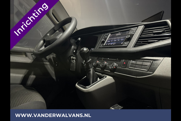 Volkswagen Transporter 2.0 TDI 150pk L2H1 Inrichting Euro6 Airco | Camera | Apple Carplay | Android Auto | 2500kg Trekhaak Cruisecontrol, Parkeersensoren