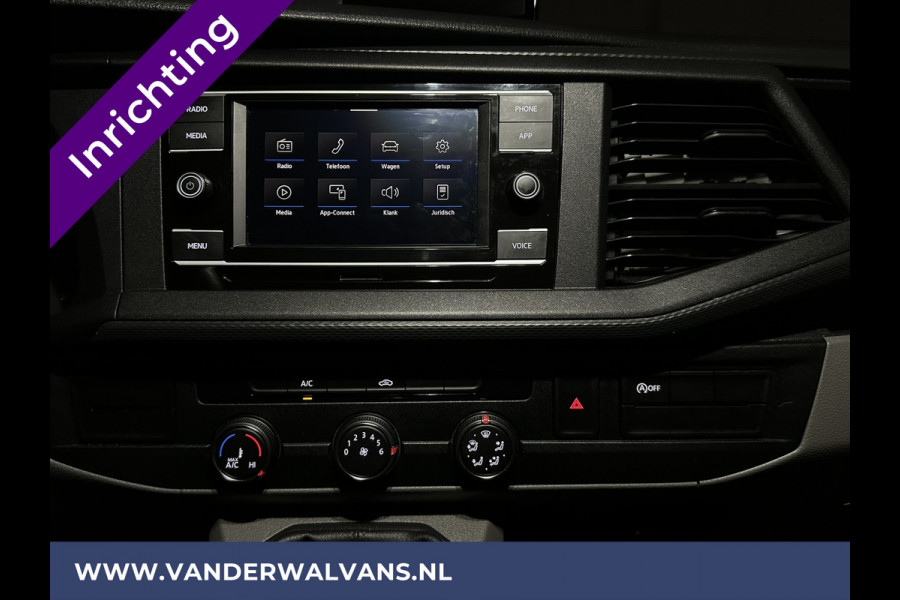 Volkswagen Transporter 2.0 TDI 150pk L2H1 Inrichting Euro6 Airco | Camera | Apple Carplay | Android Auto | 2500kg Trekhaak Cruisecontrol, Parkeersensoren
