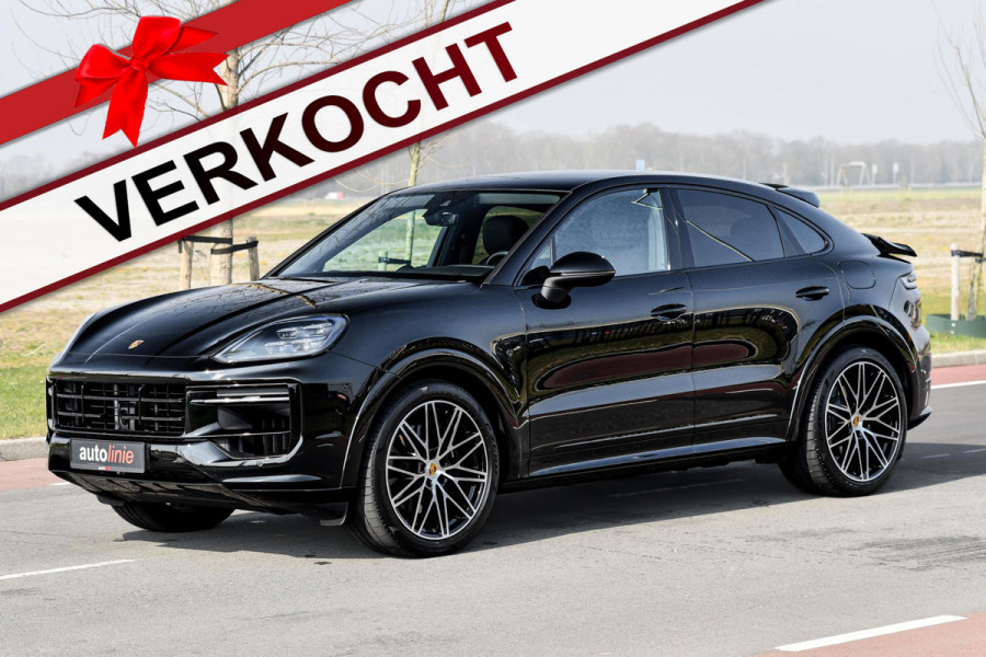 Porsche Cayenne Coupé 3.0 E-Hybrid. BTW, Sport Design, Sportuitlaat, Softclose, Leder, Memory, ACC, Keyless, Camera, Dodeh, Luchtv