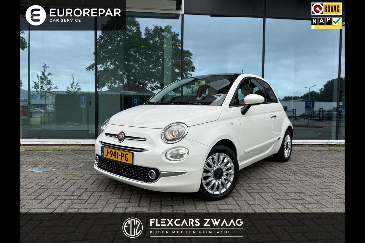 Fiat 500 1.2 Lounge - Media / Navi - Airco - Parkeerhulp - Panoramadak Fiat 500 1.2 Lounge - Media / Navi - Airco - Parkeerhulp - Panoramadak