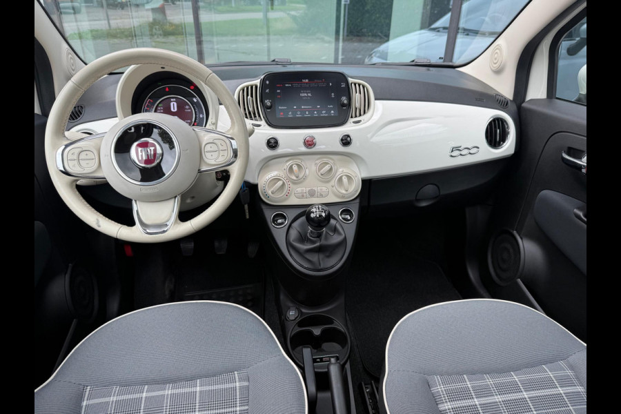 Fiat 500 1.2 Lounge - Media / Navi - Airco - Parkeerhulp - Panoramadak