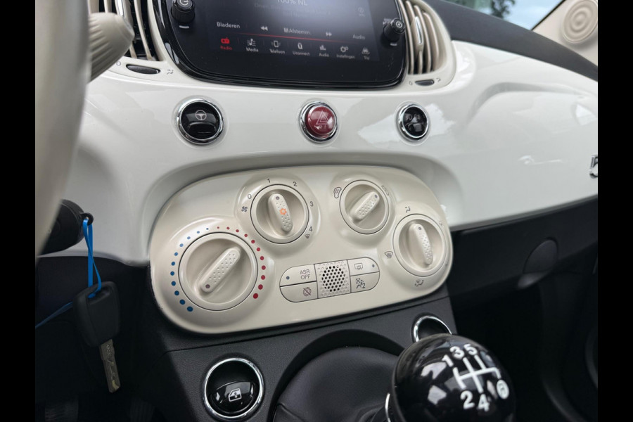 Fiat 500 1.2 Lounge - Media / Navi - Airco - Parkeerhulp - Panoramadak
