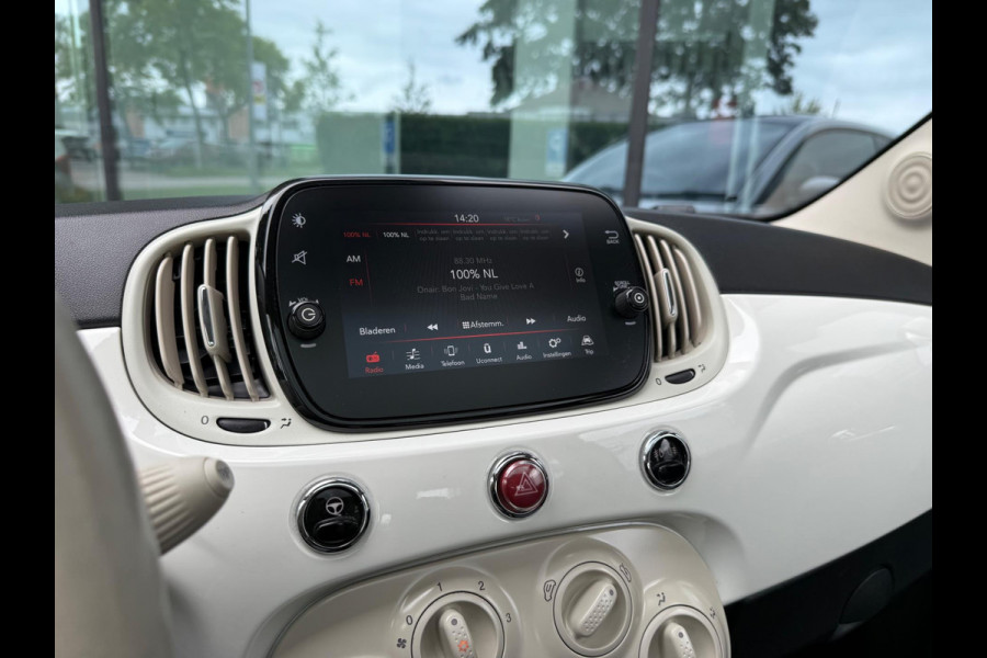 Fiat 500 1.2 Lounge - Media / Navi - Airco - Parkeerhulp - Panoramadak