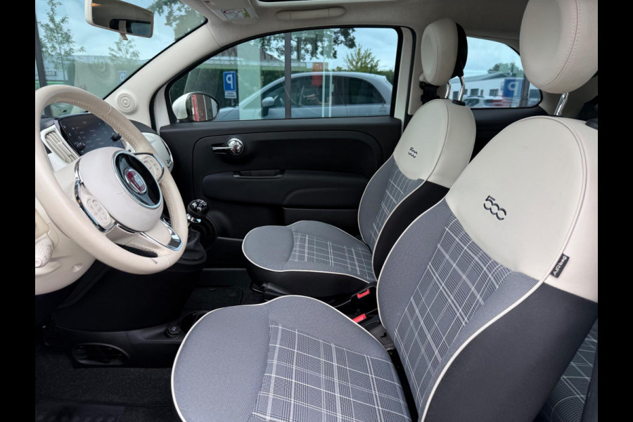 Fiat 500 1.2 Lounge - Media / Navi - Airco - Parkeerhulp - Panoramadak