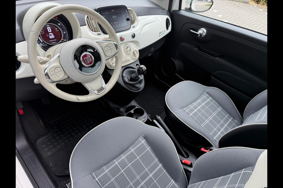 Fiat 500 1.2 Lounge - Media / Navi - Airco - Parkeerhulp - Panoramadak