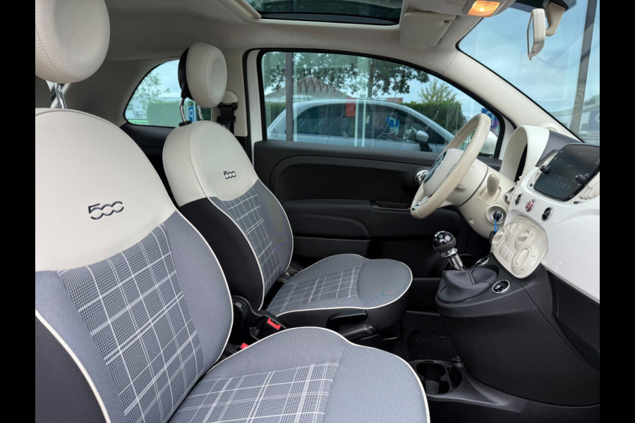 Fiat 500 1.2 Lounge - Media / Navi - Airco - Parkeerhulp - Panoramadak