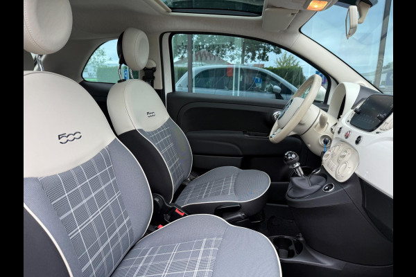 Fiat 500 1.2 Lounge - Media / Navi - Airco - Parkeerhulp - Panoramadak