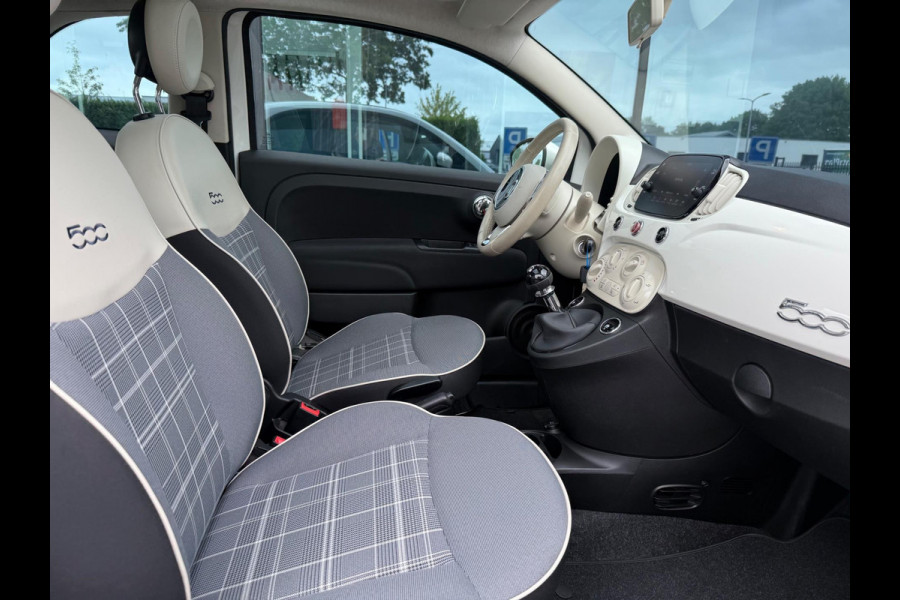 Fiat 500 1.2 Lounge - Media / Navi - Airco - Parkeerhulp - Panoramadak