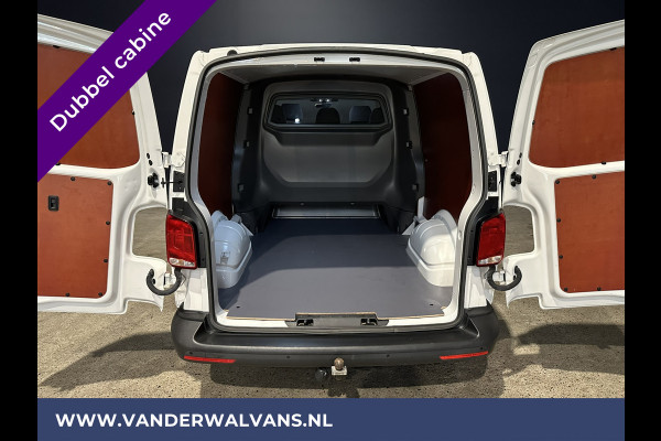 Volkswagen Transporter 2.0 TDI L2H1 Dubbele Cabine Euro6 Airco | 5-Zits | Navigatie | Trekhaak | Apple Carplay Android Auto, Cruisecontrol, Parkeersensoren