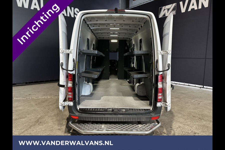 Mercedes-Benz Sprinter 311 CDI Automaat L3H2 *POST NL inrichting* Euro6 Camera schappen, doorloopdeur, 270 gr. achterdeuren, sidebars