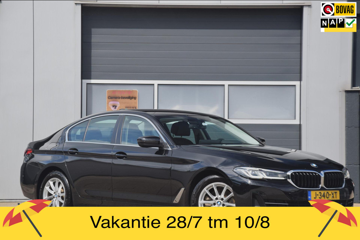 BMW 5 Serie 518d High Executive Edition HEAD-UP DISPLAY/TREKHAAK ELEKTRISCH/HARMAN KARDON BMW 5 Serie 518d High Executive Edition HEAD-UP DISPLAY/TREKHAAK ELEKTRISCH/HARMAN KARDON