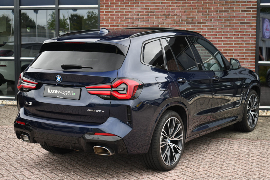 BMW X3 xDrive30e M-Sport Pano M-zetels Trekh 21inch 360 HUD Laser
