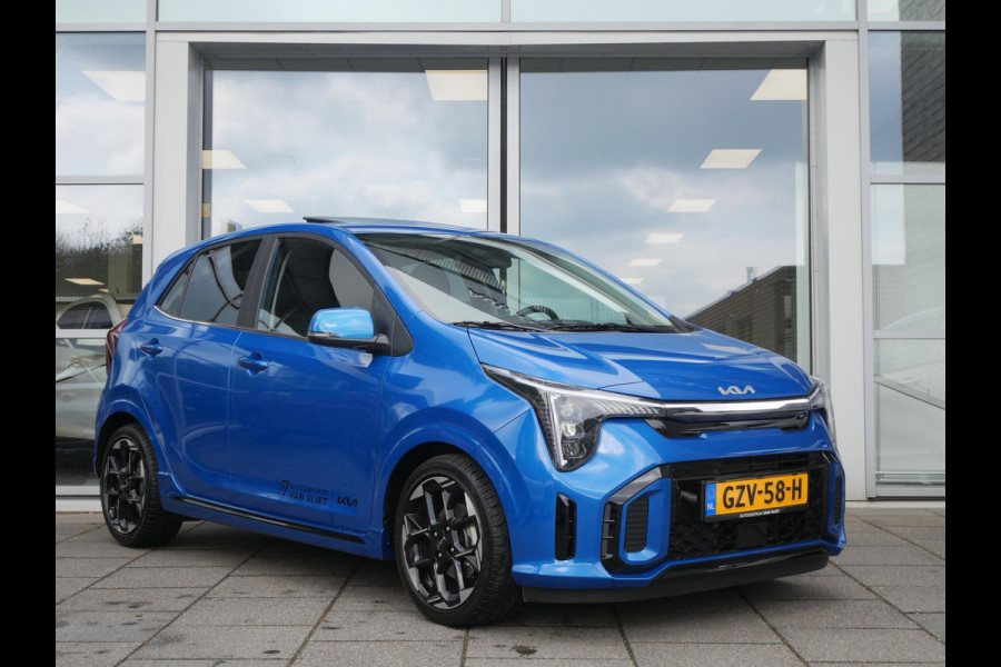 Kia Picanto 1.0 DPI GT-Line | Cruise | Clima | Carplay | Camera | Stoel-stuurverwarming | Schuif-kanteldak |