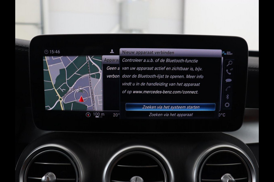 Mercedes-Benz C-Klasse 300e AMG | Stoelventilatie | Panoramadak | Leder | Burmester | Memory | Luchtvering | Carplay | Stoelverwarming | Navigatie | Full LED
