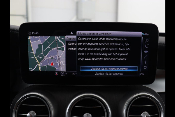 Mercedes-Benz C-Klasse 300e AMG | Stoelventilatie | Panoramadak | Leder | Burmester | Memory | Luchtvering | Carplay | Stoelverwarming | Navigatie | Full LED