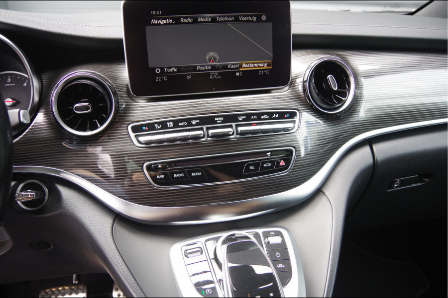 Mercedes-Benz V-Klasse 300d AMG L2 DC-5P, 2X ELEKTR. SCHUIFDEUR, BURMESTER, LED, LEDER, 360 CAMERA, CRUISE, CLIMA, PARKEERSENSOREN, NL AUTO, NAP