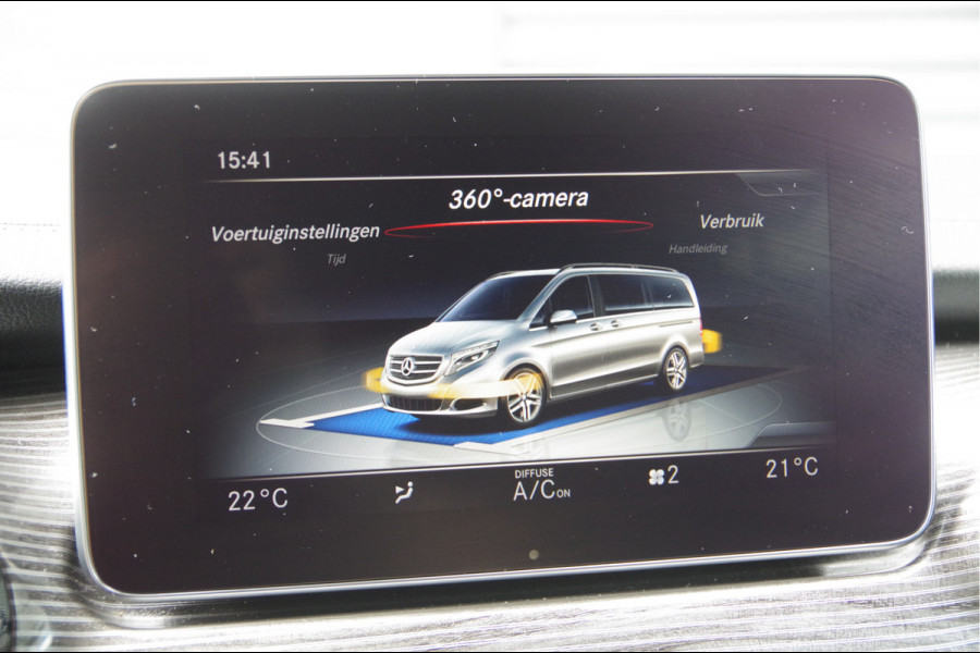 Mercedes-Benz V-Klasse 300d AMG L2 DC-5P, 2X ELEKTR. SCHUIFDEUR, BURMESTER, LED, LEDER, 360 CAMERA, CRUISE, CLIMA, PARKEERSENSOREN, NL AUTO, NAP
