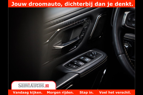Dodge Ram 1500 LIMITED NIGHT 5.7 V8 | BLACK OPS | MULTITAILGATE | PANO | ADAPTIVE CRUISE | 360CAM | APPLE CARPLAY | PRINS LPG ONDERBOUW | LUCHTVERING | 4X4 | Comfortabele Dubbele Cabine met Royale 5 Zitplaatsen |