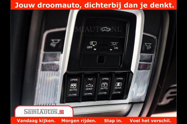 Dodge Ram 1500 LIMITED NIGHT 5.7 V8 | BLACK OPS | MULTITAILGATE | PANO | ADAPTIVE CRUISE | 360CAM | APPLE CARPLAY | PRINS LPG ONDERBOUW | LUCHTVERING | 4X4 | Comfortabele Dubbele Cabine met Royale 5 Zitplaatsen |