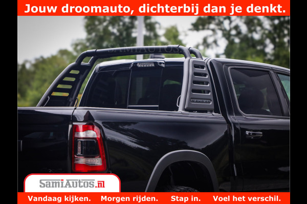 Dodge Ram 1500 REBEL TRX STYLE | BODY LIFT | RAMBAR | 4X4 | LPG | HUD HEADUP | DIGI CLUSTER | 360CAM | ADAPTIVE CRUISE | RAM BAR ROLLCOVER | Comfortabele Dubbele Cabine met Royale 5 Zitplaatsen |
