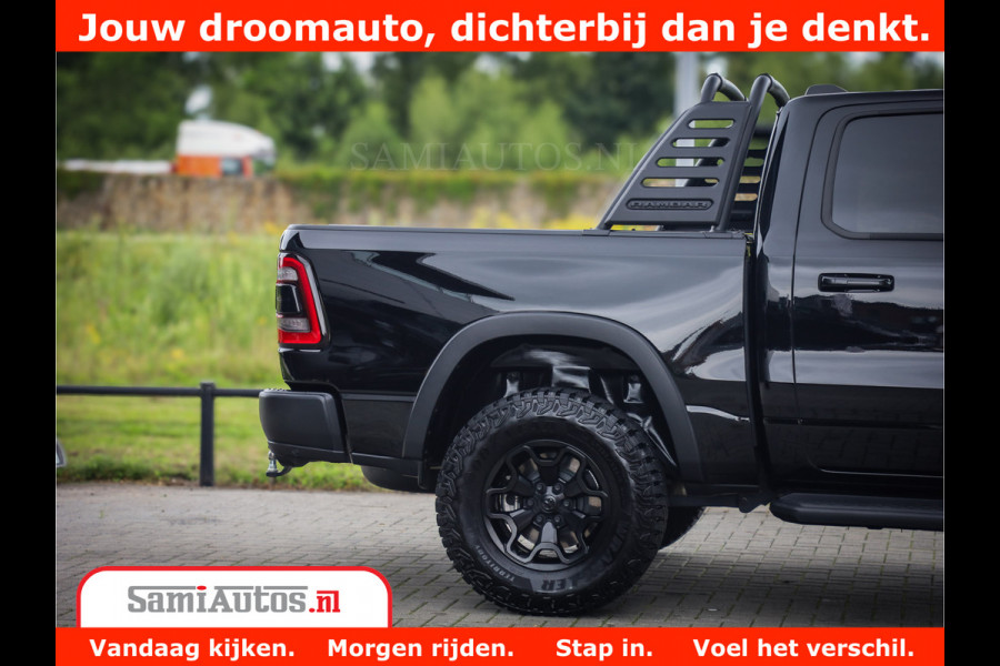 Dodge Ram 1500 REBEL TRX STYLE | BODY LIFT | RAMBAR | 4X4 | LPG | HUD HEADUP | DIGI CLUSTER | 360CAM | ADAPTIVE CRUISE | RAM BAR ROLLCOVER | Comfortabele Dubbele Cabine met Royale 5 Zitplaatsen |