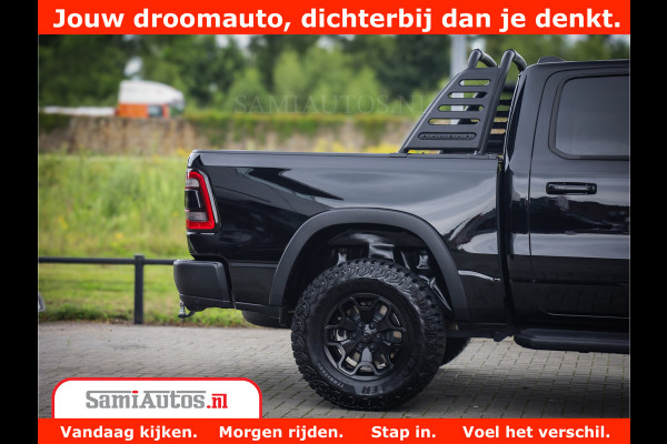 Dodge Ram 1500 REBEL TRX STYLE | BODY LIFT | RAMBAR | 4X4 | LPG | HUD HEADUP | DIGI CLUSTER | 360CAM | ADAPTIVE CRUISE | RAM BAR ROLLCOVER | Comfortabele Dubbele Cabine met Royale 5 Zitplaatsen |