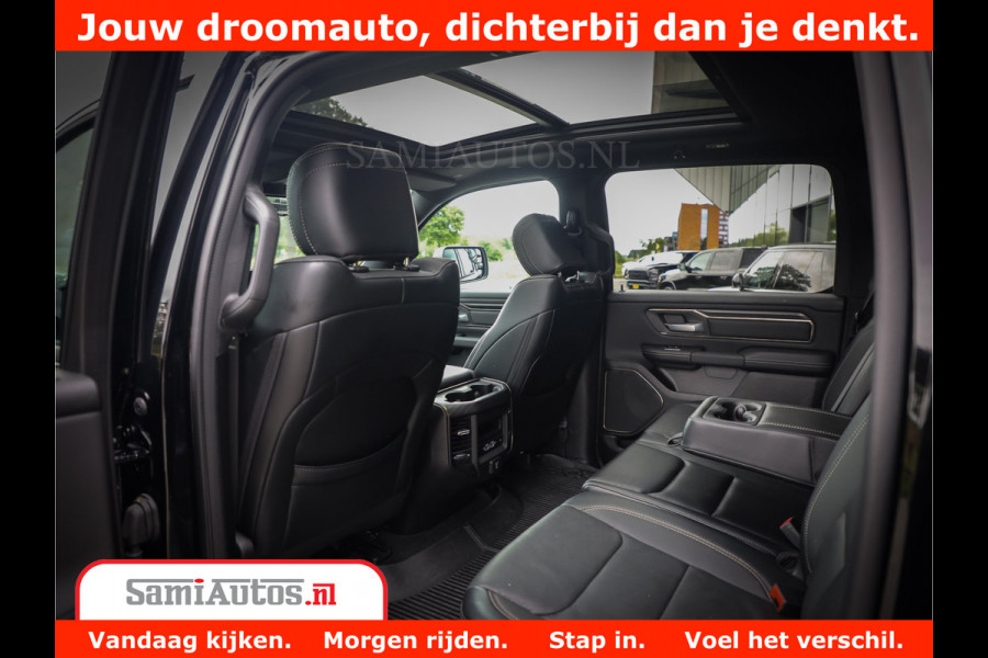 Dodge Ram 1500 REBEL TRX STYLE | BODY LIFT | RAMBAR | 4X4 | LPG | HUD HEADUP | DIGI CLUSTER | 360CAM | ADAPTIVE CRUISE | RAM BAR ROLLCOVER | Comfortabele Dubbele Cabine met Royale 5 Zitplaatsen |