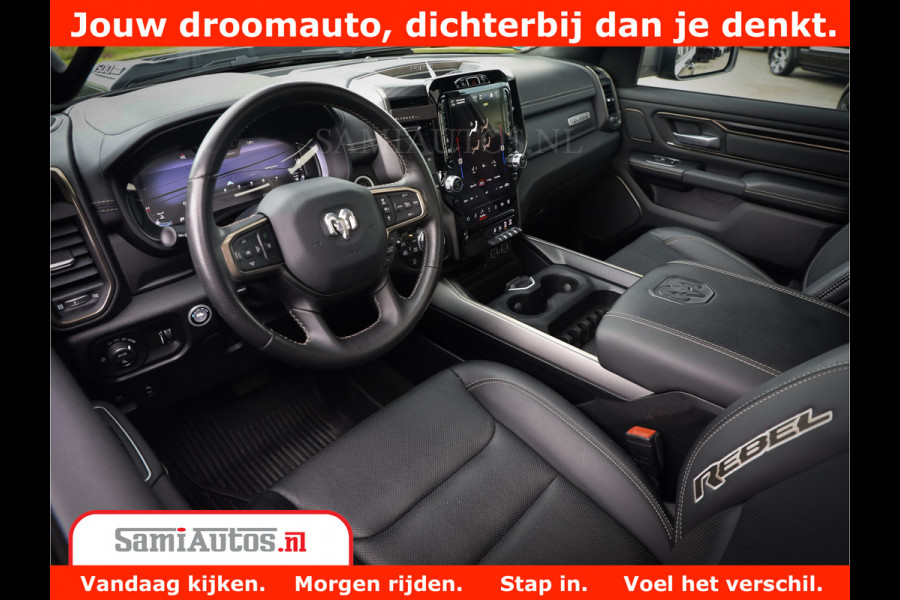 Dodge Ram 1500 REBEL TRX STYLE | BODY LIFT | RAMBAR | 4X4 | LPG | HUD HEADUP | DIGI CLUSTER | 360CAM | ADAPTIVE CRUISE | RAM BAR ROLLCOVER | Comfortabele Dubbele Cabine met Royale 5 Zitplaatsen |