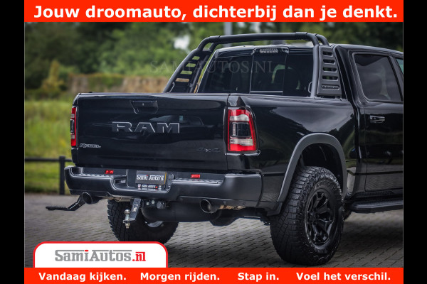 Dodge Ram 1500 REBEL TRX STYLE | BODY LIFT | RAMBAR | 4X4 | LPG | HUD HEADUP | DIGI CLUSTER | 360CAM | ADAPTIVE CRUISE | RAM BAR ROLLCOVER | Comfortabele Dubbele Cabine met Royale 5 Zitplaatsen |